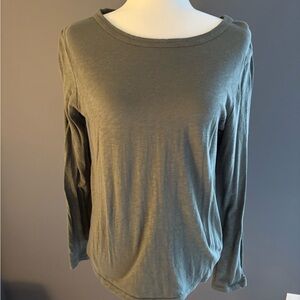 Chic Olive Long Sleeve Top